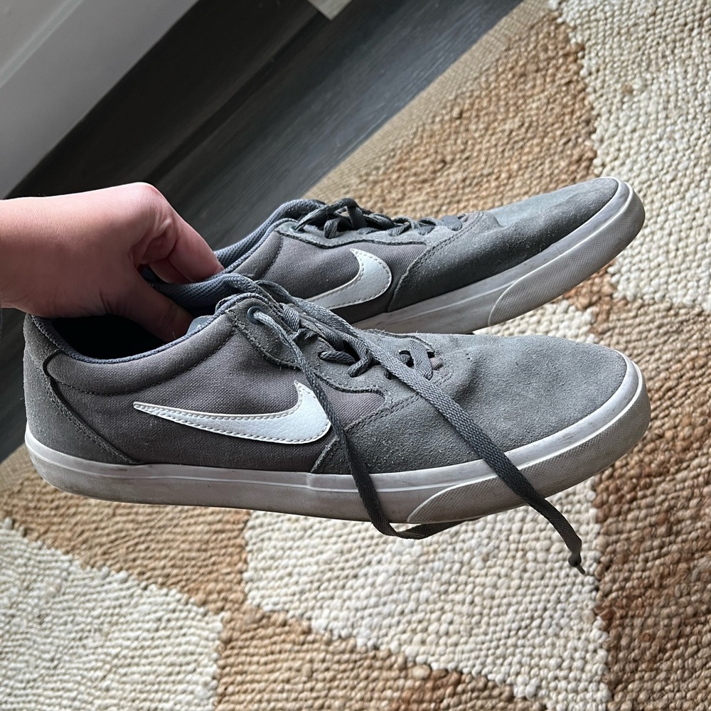 Men’s Gray Nike Shoes - Size 12